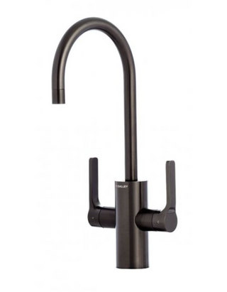 The Galley Ideal Satin Black Stainless Steel Hot & Cold Tap