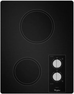 Whirlpool® 15" Black Electric Cooktop-W5CE1522FB
