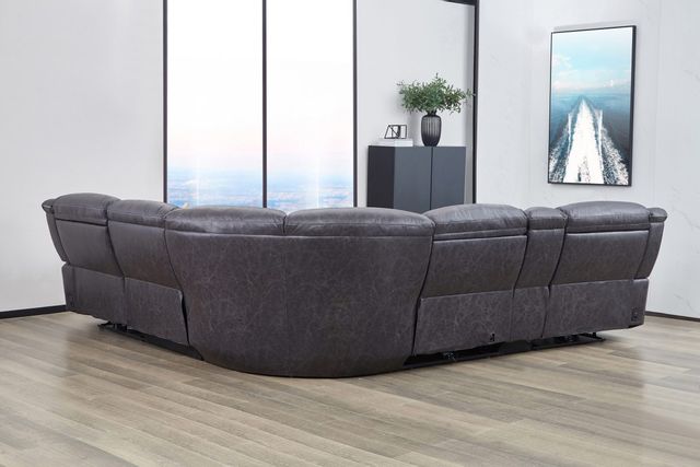 Coaster® Bluefield Charcoal 6-Piece Sectional 7
