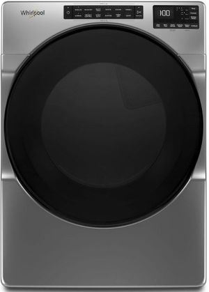 Whirlpool® 7.4 Cu. Ft. Chrome Shadow Front Load Electric Dryer 