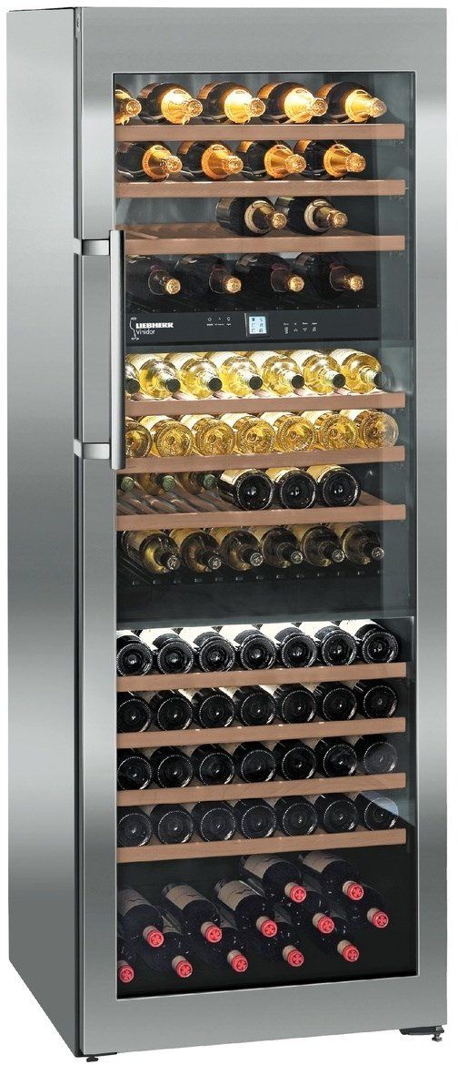 Liebherr 17 5 Cu Ft Stainless Steel Wine Cooler Ws M H Appliance