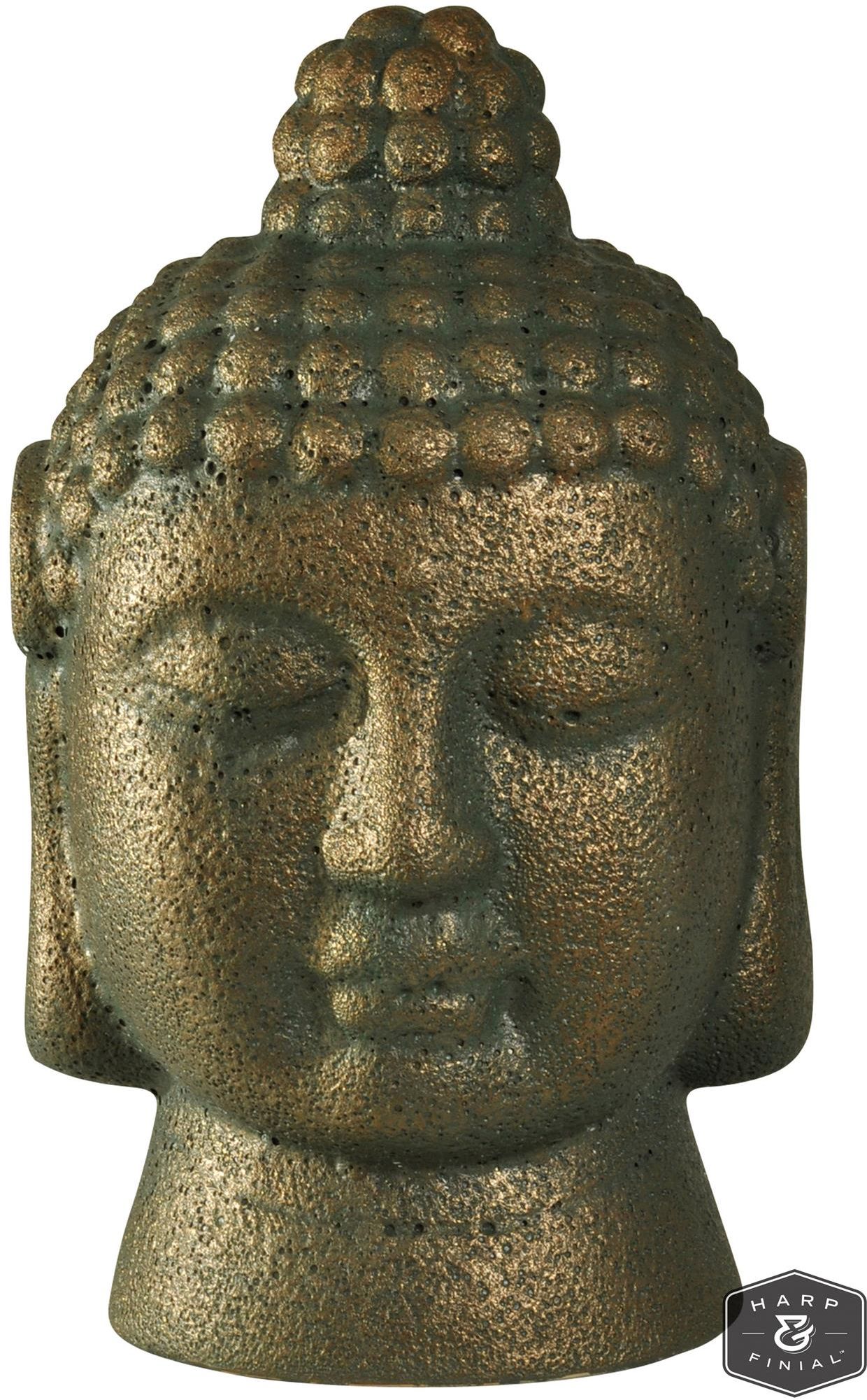 Harp & Finial® Tibet Buddha Head Statue