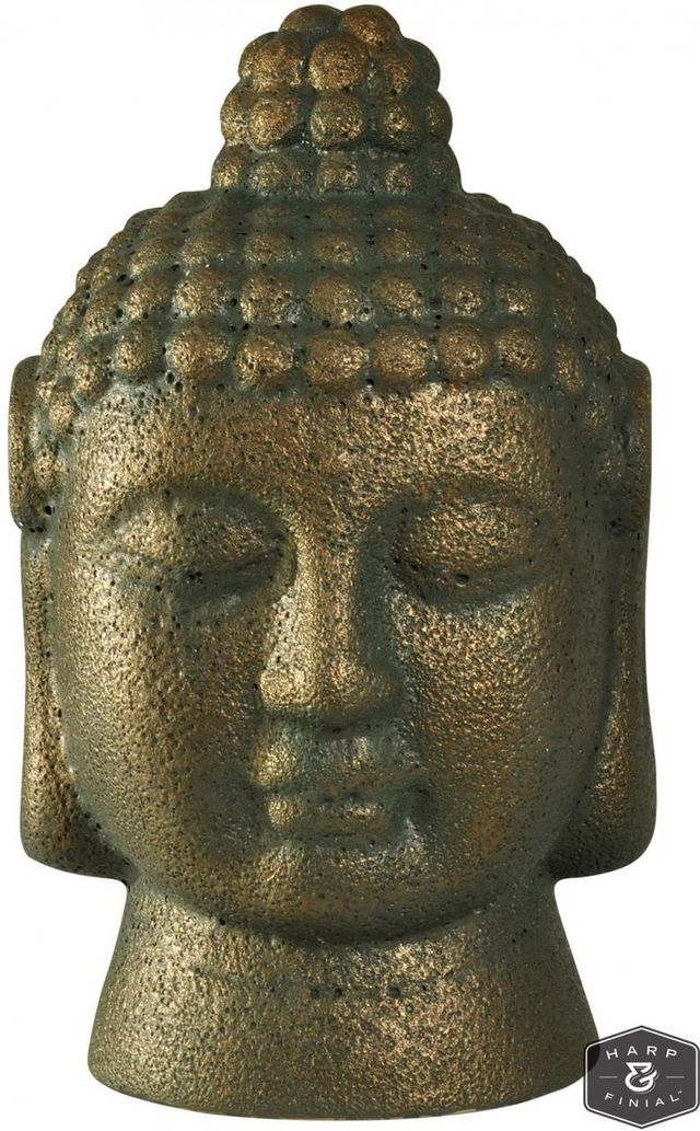 Harp & Finial® Tibet Buddha Head Statue-0