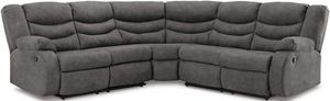 Signature Design by Ashley® Partymate 2-Piece Slate Reclining Sectional