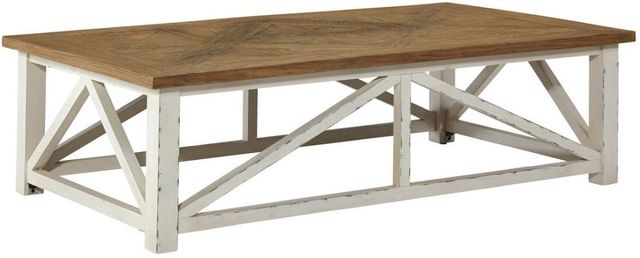 Signature Design by Ashley® Marshone Two Tone Coffee Table 0