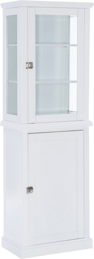 Linon Scarsdale White Display Cabinet