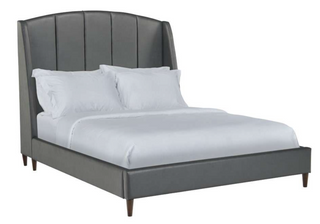 Lane  Marequette Queen Charcoal Upholstered Bed