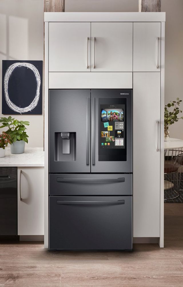 Samsung 22.2 Cu. Ft. Fingerprint Resistant Black Stainless Steel Counter Depth French Door Refrigerator 8