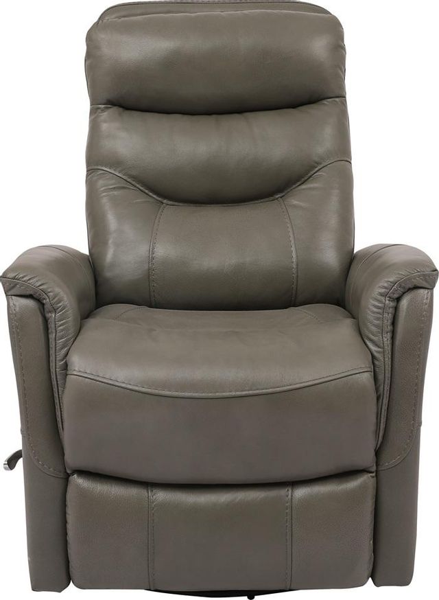 Parker House® Gemini Ice Manual Leather Swivel Glider Recliner-2