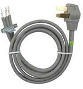 Whirlpool 4' 3-Wire 30 Amp Dryer Cord-0
