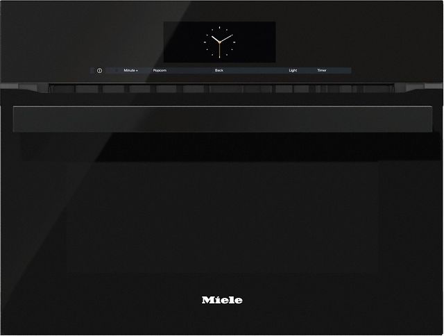 Miele PureLine 24" Obsidian Black Electric Built in Single Speed Oven-0