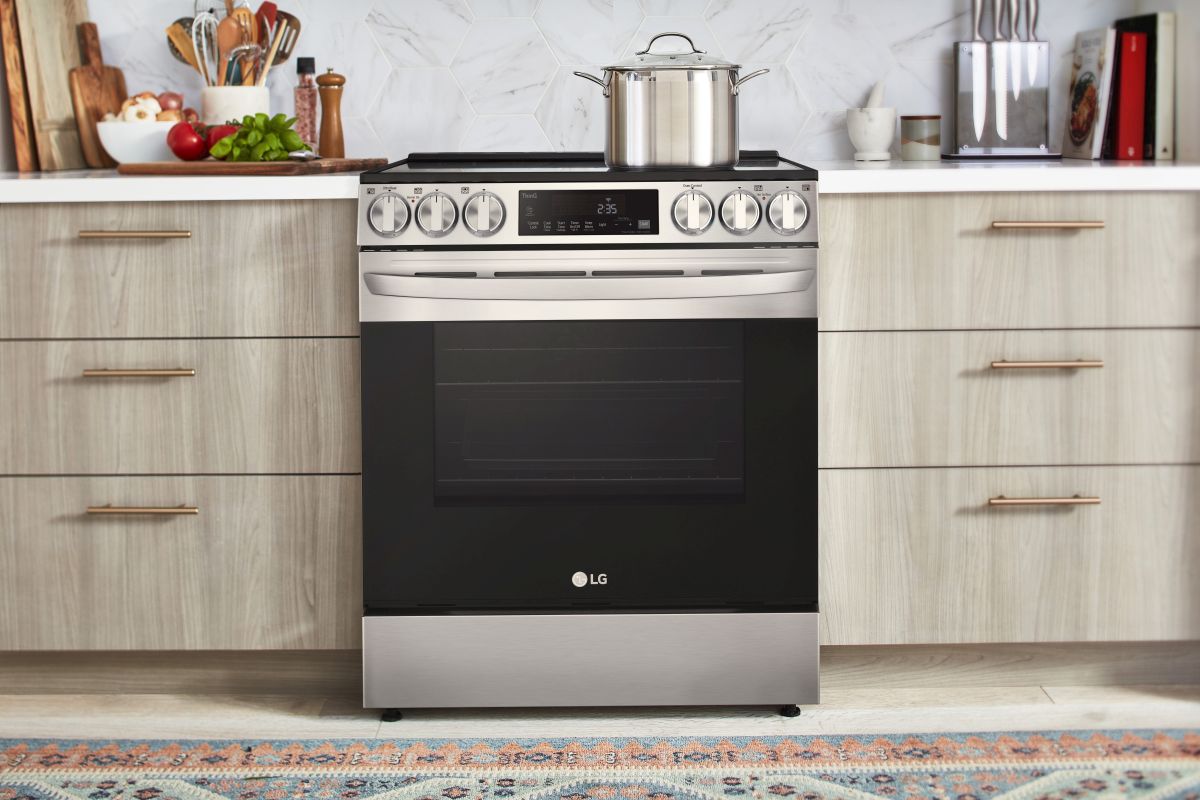 Best electric range online with warming drawer