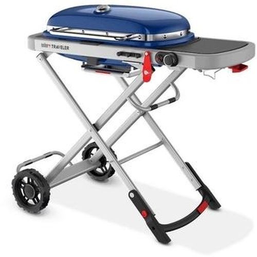 Weber® Grills® Traveler 44” Deep Ocean Blue Portable Grill Grand Appliance And Tv