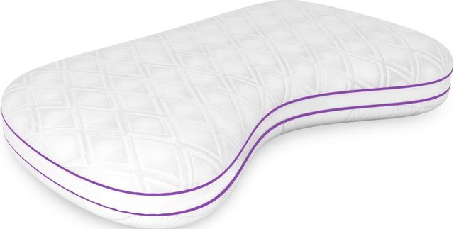 Glideaway® Quest Low Profile Medium-Firm Memory Fiber Standard Pillow-0