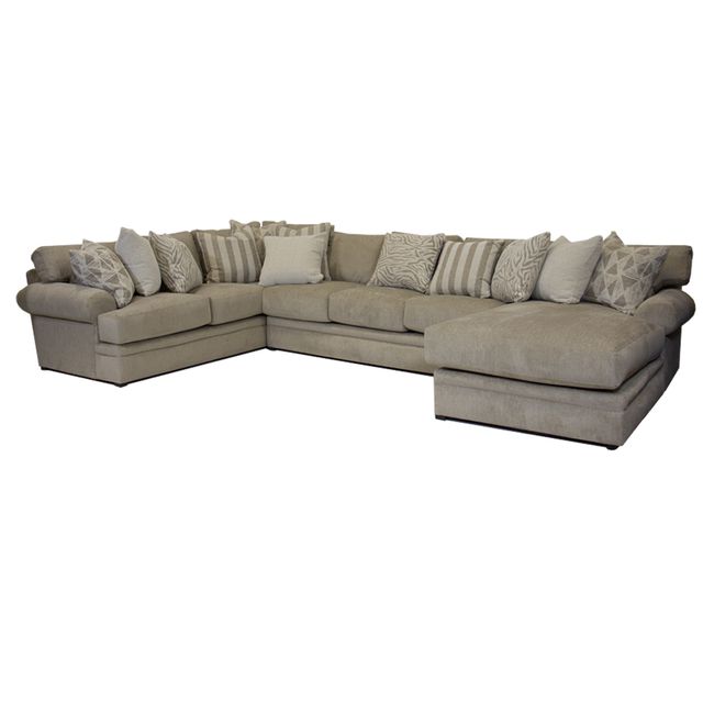 Sofamaster Norman Putty 3 PC Sectional Sofa-1