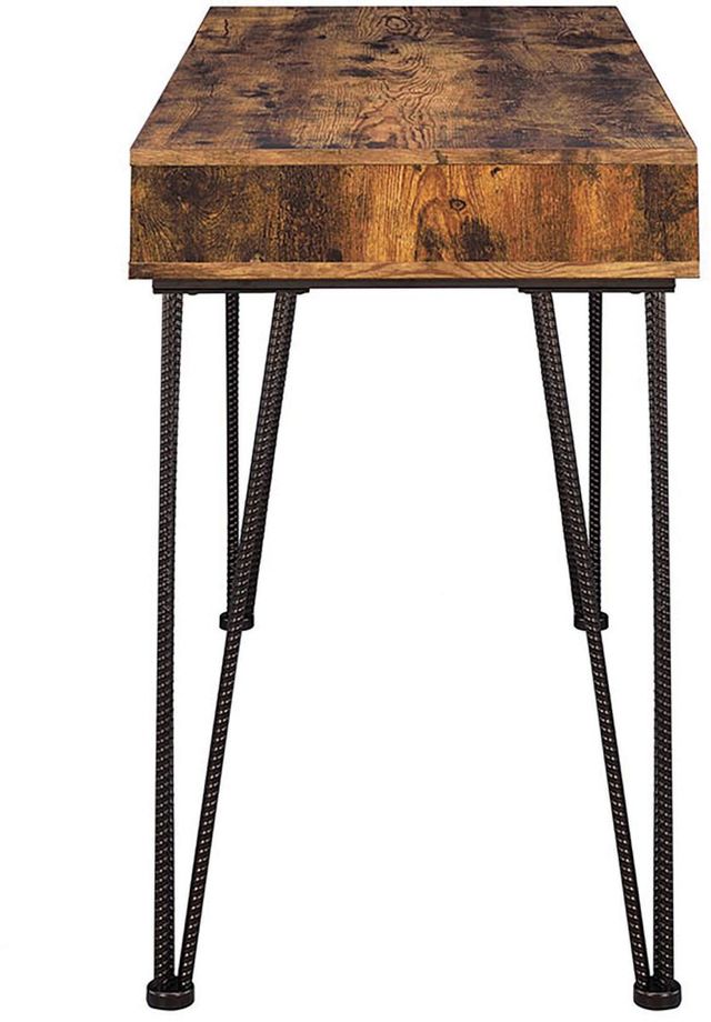 Coaster® Antique Nutmeg And Dark Bronze 1-Drawer Writing Desk 1