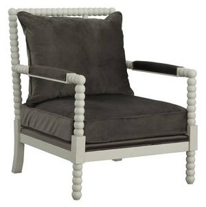 Coast2Coast Home™ Jasmine Aged White/Pebble Accent Chair