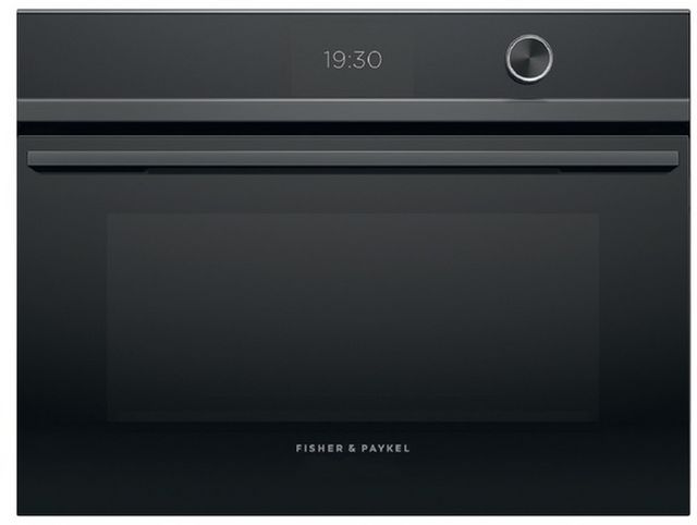 Fisher & Paykel Series 9 24" Black Glass Electric Speed Oven-0