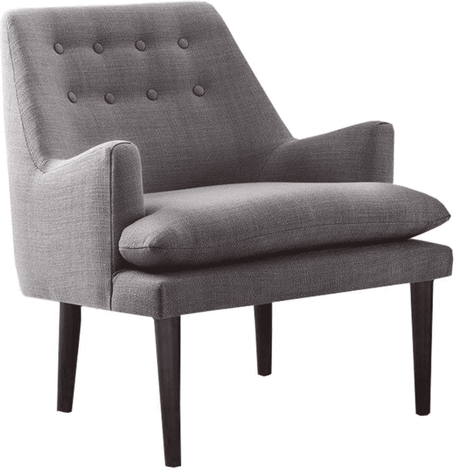 Olliix by Madison Park Grey Taylor Mid-Century Accent Chair-0