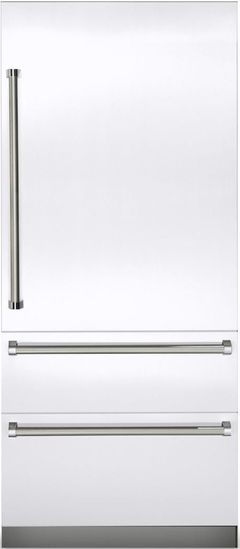 Viking® Professional 7 Series 20.0 Cu. Ft. White Fully Integrated Bottom Freezer Refrigerator