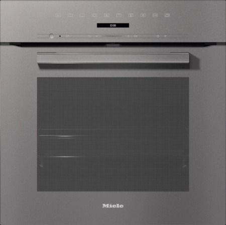 Miele 24" Clean Touch Steel Single Electric Wall Oven  0