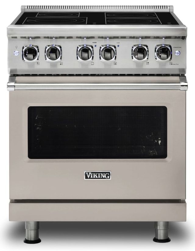 Viking® 5 Series 30" Pacific Grey Pro Style Induction Range