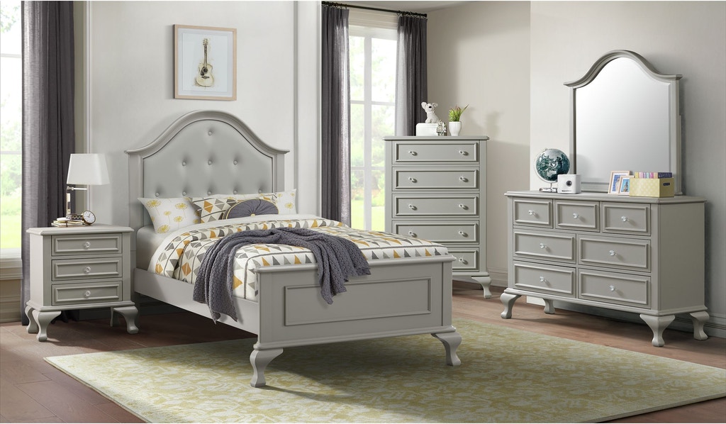 Grey kids hot sale bedroom set