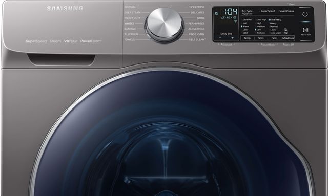 Samsung 2.2 Cu. Ft. Inox Grey Front Load Washer 1