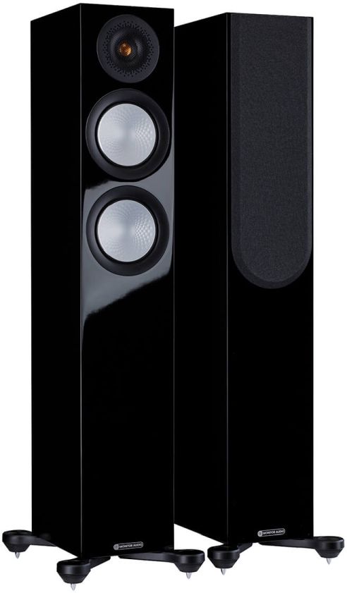 Monitor Audio Silver 200 7G 5.25" High Gloss Black Floorstanding Speaker