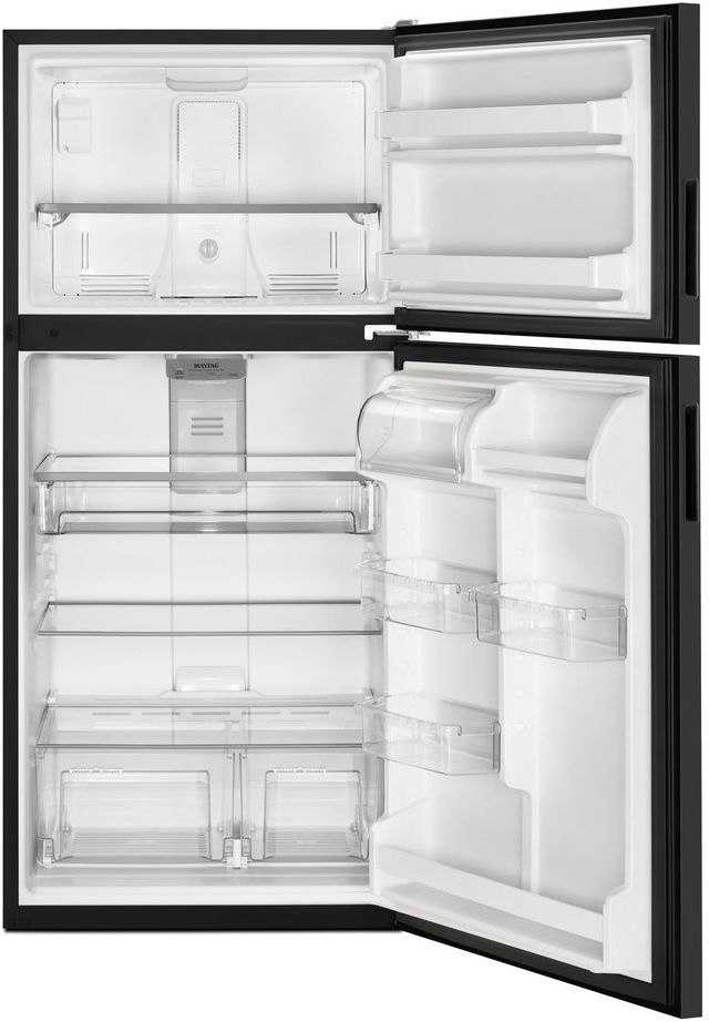 Réfrigérateur à congélateur supérieur de 33 po Maytag® de 20,5 pi³ - Noir 1