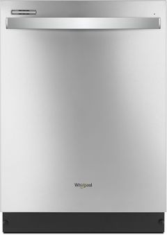 Whirlpool® 24" Fingerprint Resistant Stainless Steel Built in Dishwasher