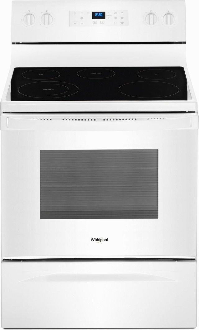 Whirlpool 5.3 Cu. Ft. Freestanding Electric Range With 5 Elements And Frozen Bake Technology