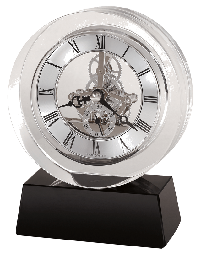 Howard Miller® Fusion Glass Crystal Tabletop Clock