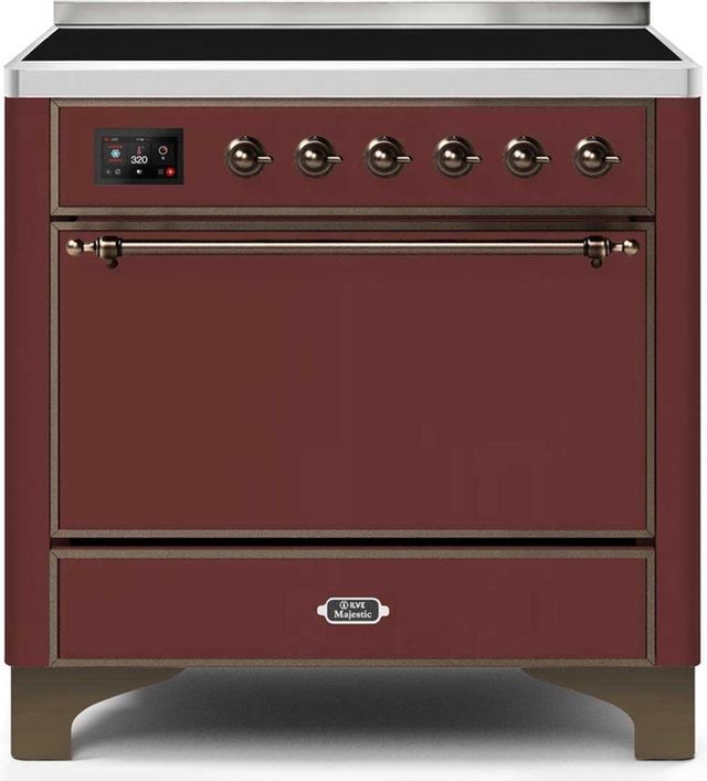 Ilve Majestic Series 36" Stainless Steel Freestanding Electric Range 15