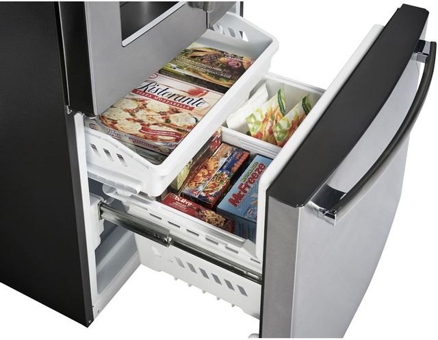 Réfrigérateur à congélateur inférieur de 33 po GE Profile™ de 24,8 pi³ - Acier inoxydable 7