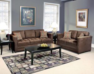 Hughes Furniture Sienna Chocolate 2-Piece Sofa Set