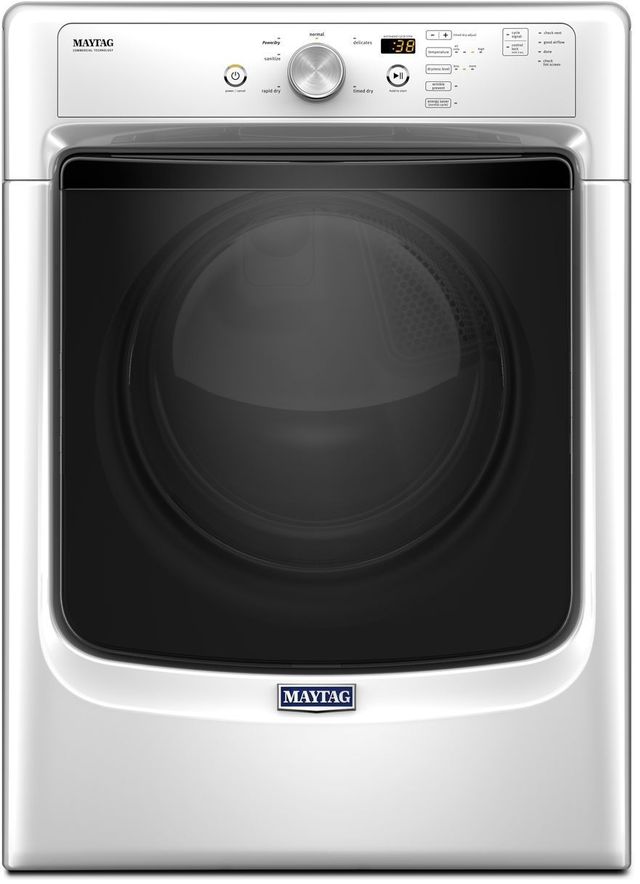 Maytag® 7.4 Cu. Ft. White Front Load Electric Dryer