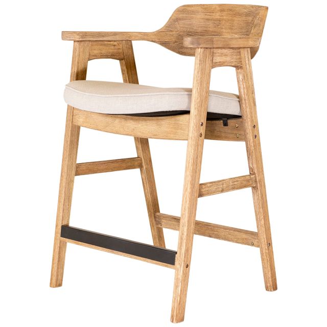 Nest Home Collections Natural Wagner Counter Stool-1