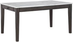 Benchcraft® Luvoni White/Dark Charcoal Gray Rectangular Dining Room Table