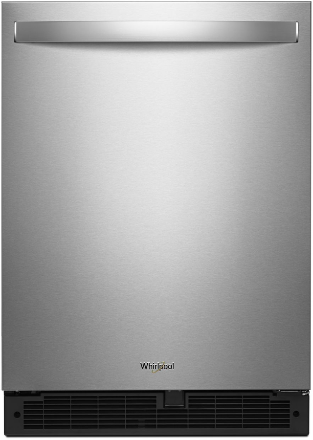 Réfrigérateur sous-comptoir de 24 po Whirlpool® de 5.1 pi³ - Acier inoxydable résistant aux traces de doigts