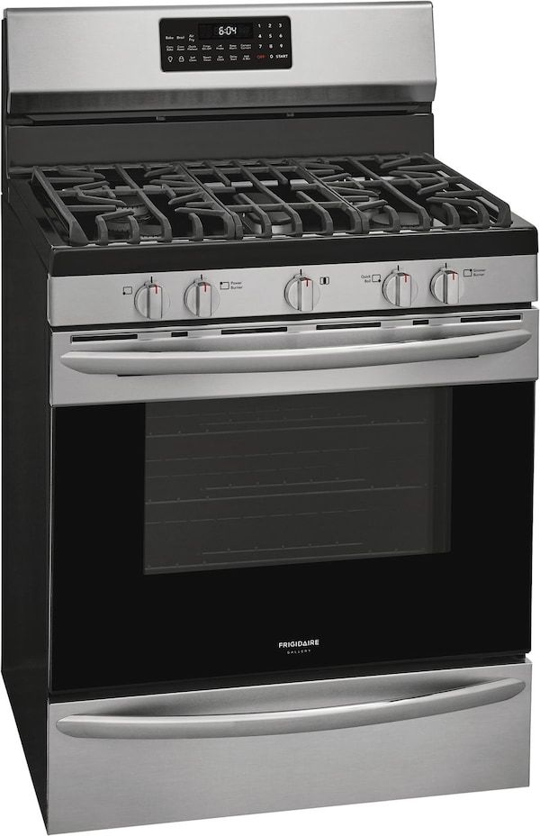 Frigidaire Gallery® 30" Stainless Steel Free Standing Gas Range with Air Fry 24