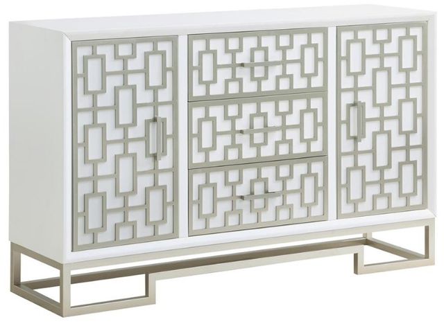 Coast2Coast Home™ Accents by Andy Stein Champagne Lights/Dreamy White Credenza