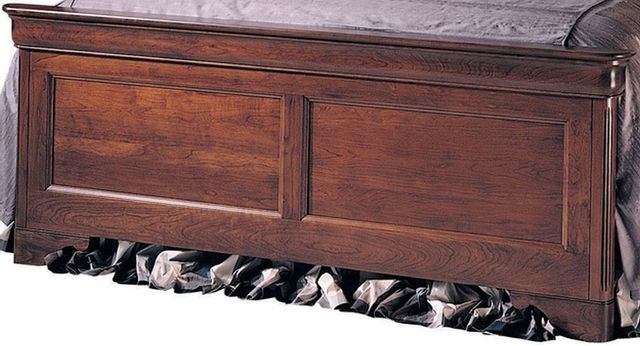 Durham Furniture Chateau Fontaine Candlelight Cherry Queen Panel Bed With Low Footboard 1