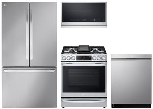 LG Front Control Gas Range Kitchen Package