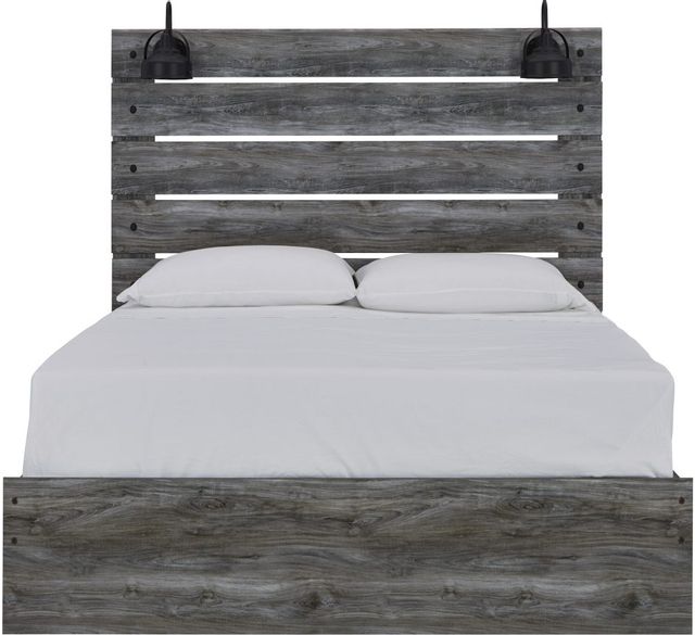 Signature Design by Ashley® Baystorm Gray King Panel Headboard with Sconce Lights-0