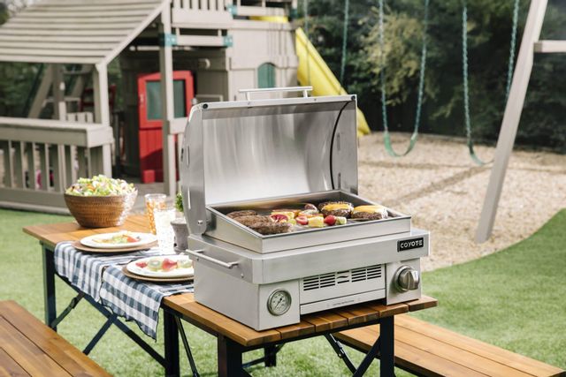 Coyote Outdoor Living 25" Stainless Steel Portable Grill 1
