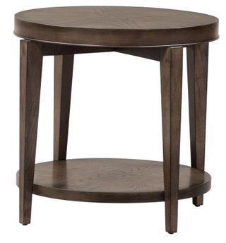 Liberty Furniture Penton Espresso Stone Round End Table