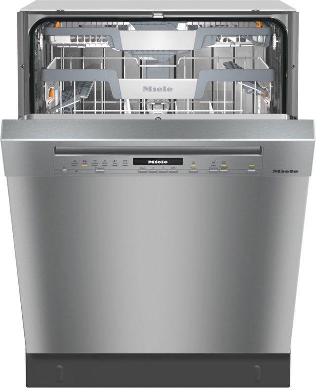 Miele 24" Clean Touch Steel Built In Dishwasher-1