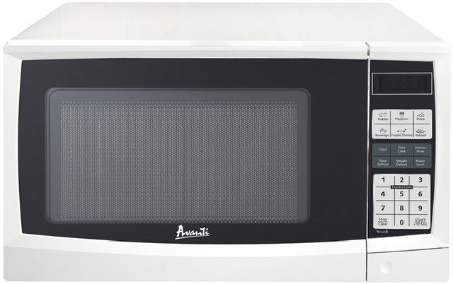 Avanti® 0.9 Cu. Ft. White Countertop Microwave
