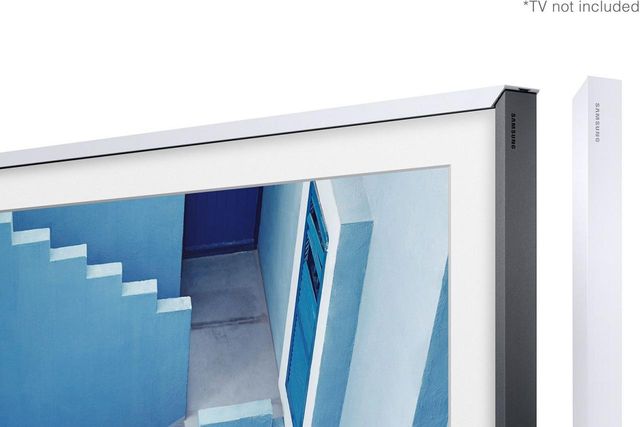 Samsung The Frame 43" White Metal Customizable Bezel 1